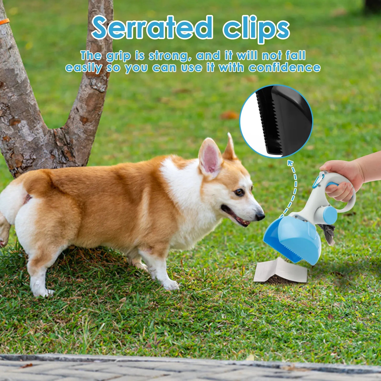 Pet Dog Pooper Scooper Portable Outdoor Cleaner Garbage Picker Poop Collection Convenient Cleaning Tools Dog Poop Collector