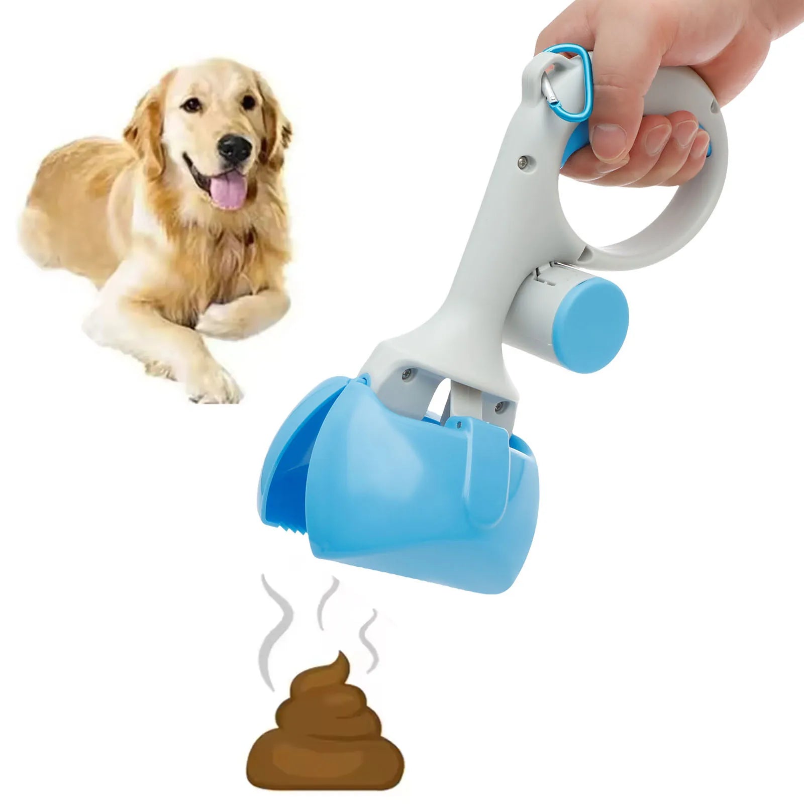 Pet Dog Pooper Scooper Portable Outdoor Cleaner Garbage Picker Poop Collection Convenient Cleaning Tools Dog Poop Collector